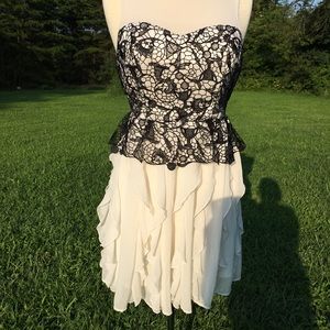 Harry Potter Black Lace & Ivory Ruffles Formal
